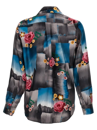 Shop Martine Rose Today Floral Shirt, Blouse Multicolor