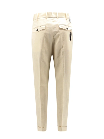 Shop Pt Torino Cotton And Linen Trouser