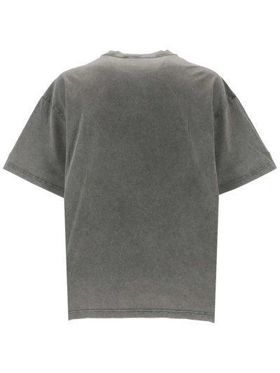 Shop Acne Studios Acne T-shirts And Polos In Faded Black