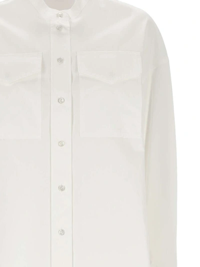 Shop Alexander Mcqueen Shirts In Optical White