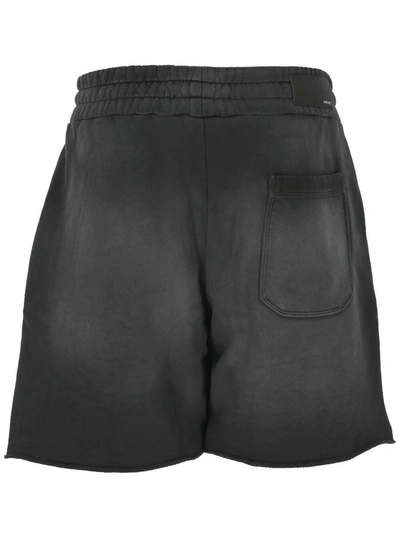 Shop Amiri Shorts In Faded Black