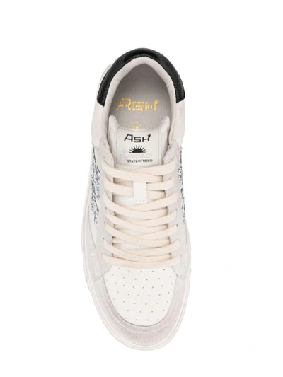 Shop Ash Sneakers In White/silver/black