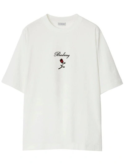 Shop Burberry T-shirts And Polos In Rain