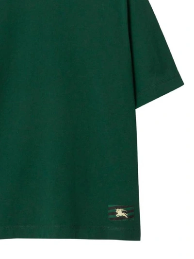 Shop Burberry T-shirts And Polos In Ivy