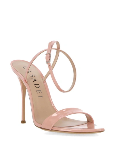Shop Casadei Sandals In Light Pink