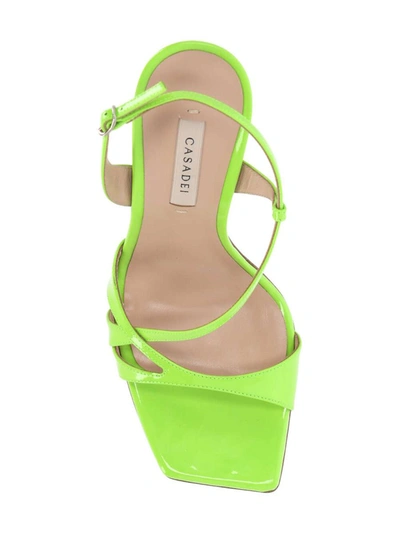 Shop Casadei Sandals In Green