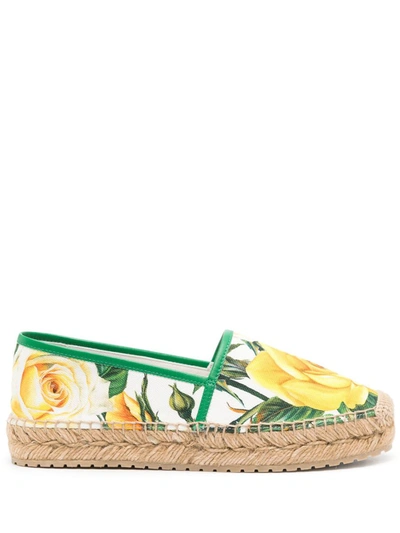 Shop Dolce & Gabbana Flat Shoes In Rose Gialle
