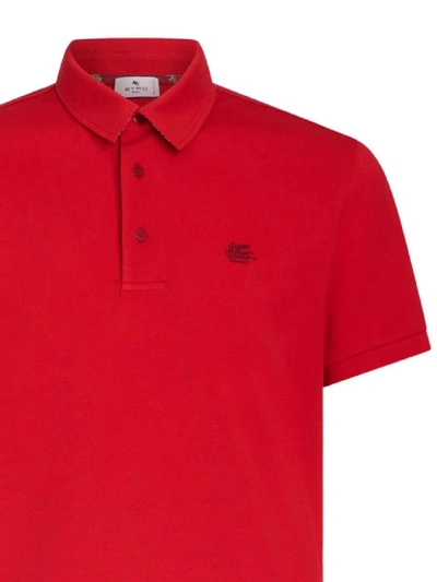 Shop Etro T-shirts And Polos In Red