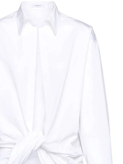Shop Ferragamo Shirts In White