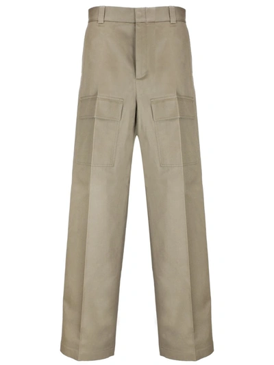 Shop Gucci Trousers In Cereal