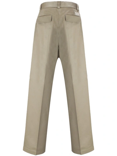 Shop Gucci Trousers In Cereal