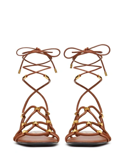Shop Valentino Garavani Sandals In Brown