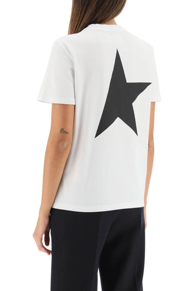 Golden Goose Item O-neck Short-sleeved T-shirt In White