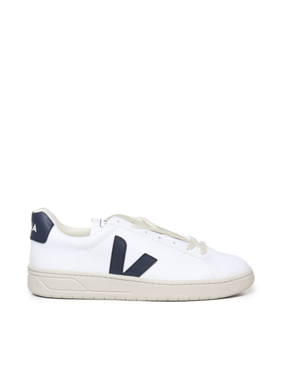Shop Veja Sneakers With Logo In White, Blue