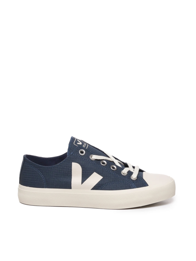 Shop Veja Wata Ii Canvas Low Top Trainers In Green