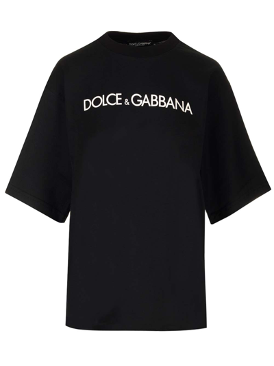 Shop Dolce & Gabbana Oversized T-shirt In Black
