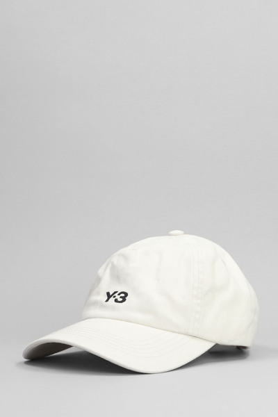 Shop Y-3 Hats In Grey Cotton