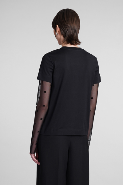 Shop Givenchy T-shirt In Black Cotton