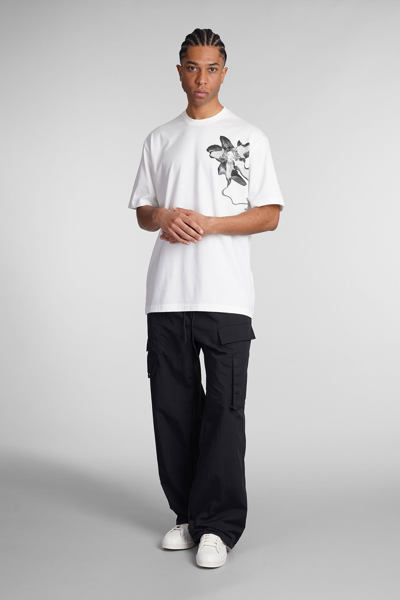 Shop Y-3 T-shirt In Beige Cotton