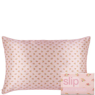 Shop Slip Pure Silk Queen Pillowcase - Petal