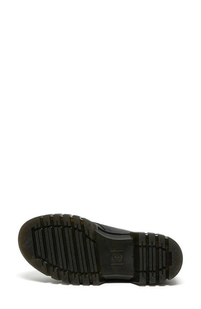 Dr. Martens Audrick Nappa Leather Platform Shoes In Black