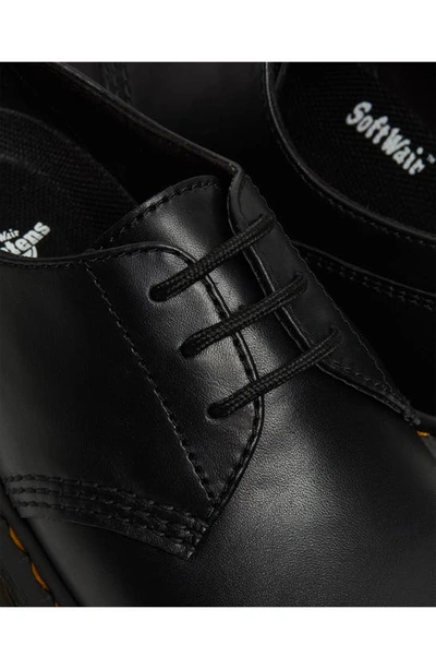 Dr. Martens Audrick Nappa Leather Platform Shoes In Black