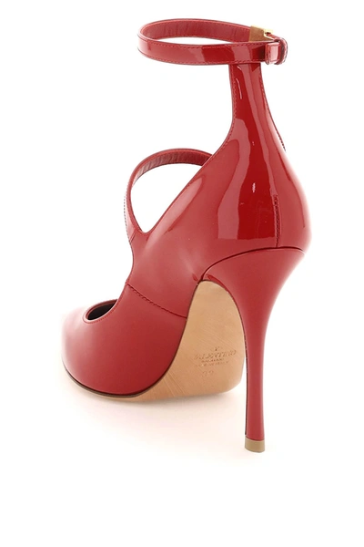 Shop Valentino Garavani Patent Leather Pumps Women In Red
