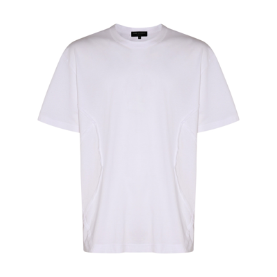 Shop Comme Des Garçons Homme Deux White Cotton T-shirt