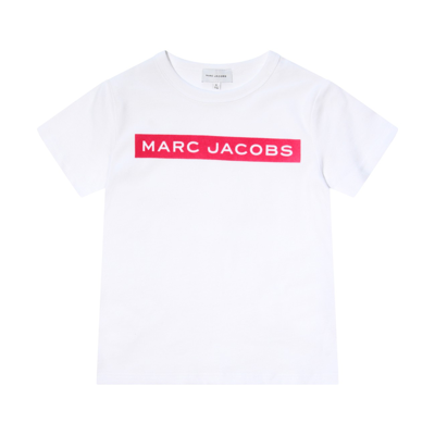 Shop Marc Jacobs White Cotton Logo T-shirt