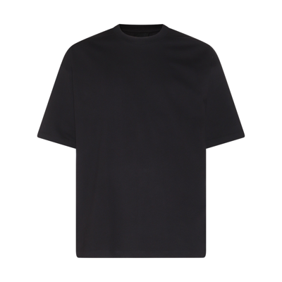 Shop Thom Krom Black Cotton T-shirt