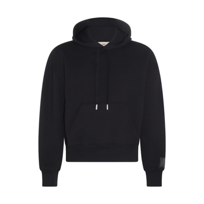 Shop Ami Alexandre Mattiussi Black Cotton Sweatshirt