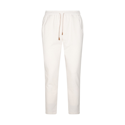 Shop Eleventy White Cashmere Pants
