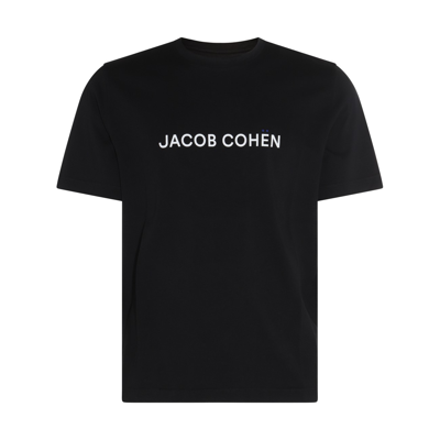 Shop Jacob Cohen Black Cotton T-shirt