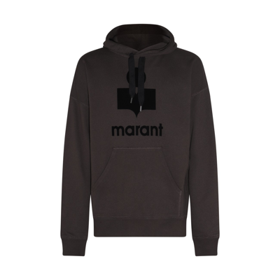 Shop Marant Black Cotton Miley Sweatshirt