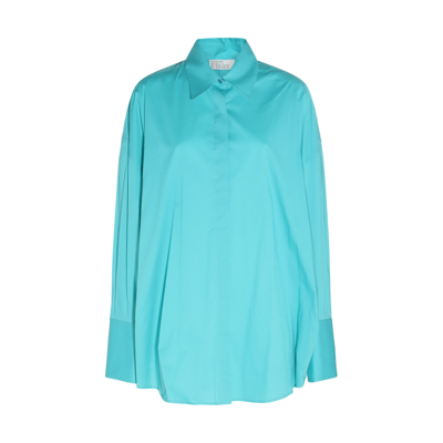 Shop Giuseppe Di Morabito Light Blue Cotton Shirt In Blue Zircon