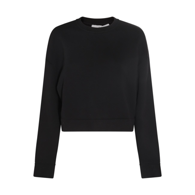 Shop Iro Black Multicolour Cotton Sweatshirt