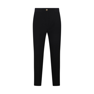 Shop Versace Jeans Couture Black Stretch Pants