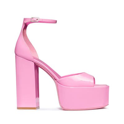 Shop Paris Texas Flamingo Leather Sandals