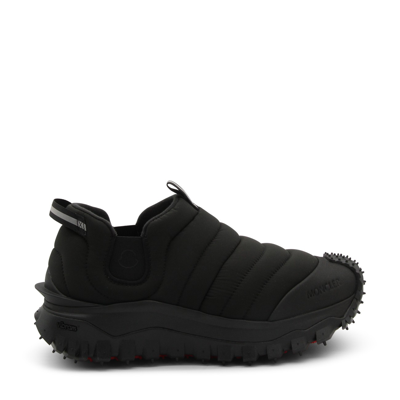 Shop Moncler Black Tech Trailgrip Apres Sneakers