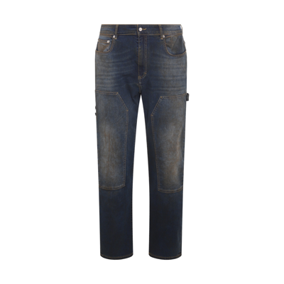 Shop Represent Studio Blue Denim Carpenter Jeans