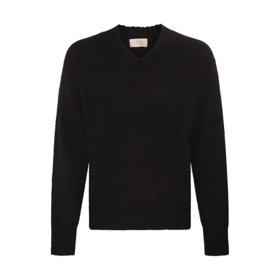 Shop Altea Navy Mohair And Wool Blend Sweater