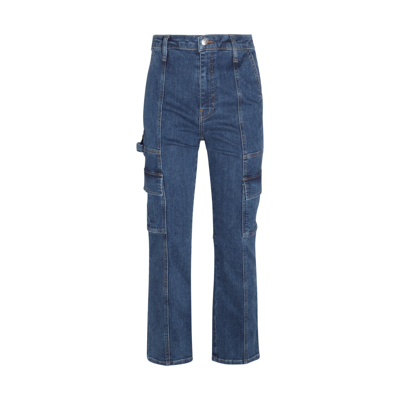 Shop Simkhai Blue Cotton Jeans