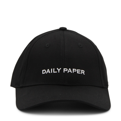 Shop Daily Paper Black Cotton Baseball Cap