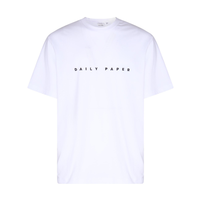 Shop Daily Paper White Cotton Alias T-shirt
