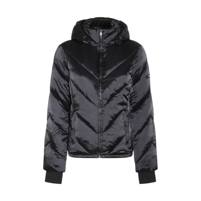 Shop Calvin Klein Black Puffer Shiny Down Jacket
