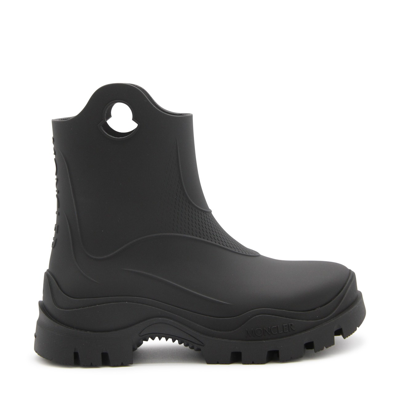 Shop Moncler Black Rubber Misty Rain Boots