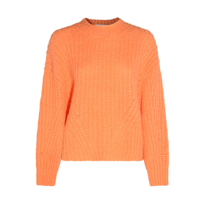 Shop Essentiel Antwerp Peach Wool Blend Sweater
