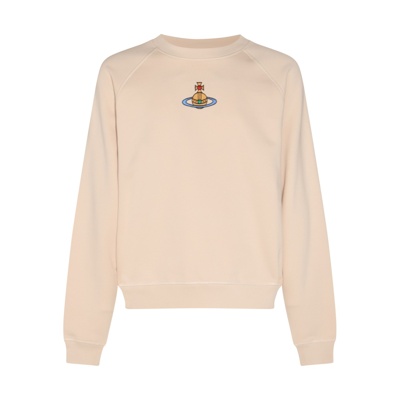 Shop Vivienne Westwood Stone Cotton Orb Sweatshirt