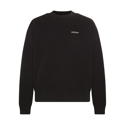 Shop Off-white Black And Grey Cotton Sweatshirt