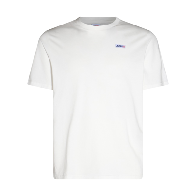 Shop Autry White Cotton Iconic Logo T-shirt